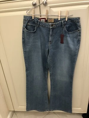 Women's Steve & Barry's Denim low rise stretch Bootleg NWT size 18 regular 18R - Image 1 of 4