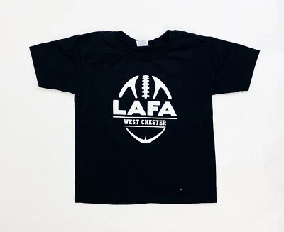 Camiseta de fútbol manga corta Jerzees LAFA West Chester PA juvenil S negra Foto 1 de 2