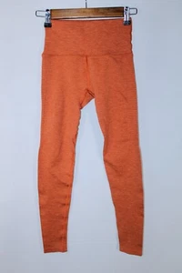 Alphalete Damen kleine orange kurze Leggings - Bild 1 von 10