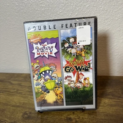 New and Sealed Rugrats The movie & Rugrats Go Wild DVD DOUBLE FEATURE Foto 1 de 3