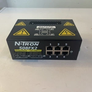 N-TRON 508FX2-ST 508FX2 NETWORK SWITCH - Picture 1 of 4