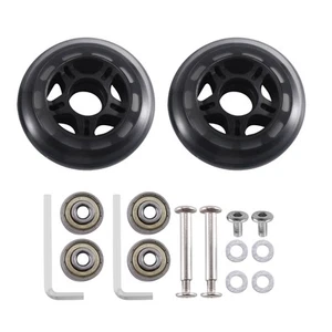 80 mm x 24 mm Gepäckrollen für Koffer Skate 1 Paar L3F62173 - Bild 1 von 6