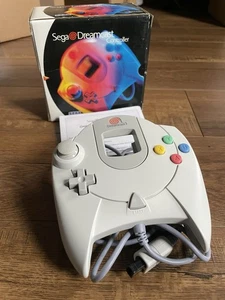 Controller vintage Sega Dreamcast OEM MK-50100 completo di scatola CIB - Foto 1 di 11