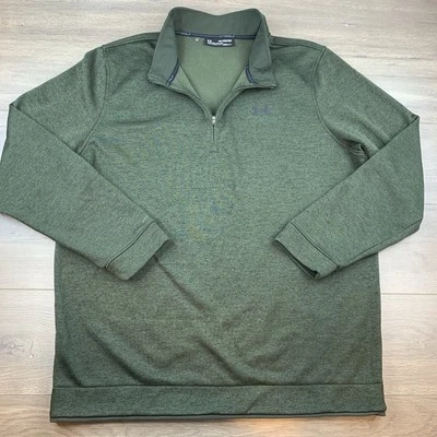 Suéter polar Under Armour UA Golf Storm ColdGear para hombre 3XLT alto verde brezo Foto 1 de 4