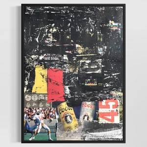 Original Mixed Media Abstract Modern Art Painting 18x24 "Phratry" Signed - Picture 1 of 6