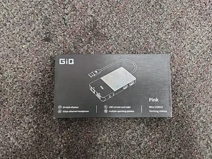 USB Docking Station GIQ USB C HUB USB 3.0 to Dual HDMI VGA Adapter Triple Dis - Picture 1 of 3