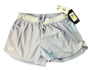 Under Armour Heatgear Shorts Loose Play Up Lavender NWT Youth Medium Summer Girl - Picture 1 of 5