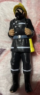 Figura de bombero juguete juego de rol realista medias de Navidad aprox 12 cms Foto 1 de 3