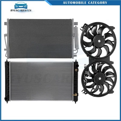 Kit de ventilador de refrigeração condensador radiador elétrico Nissan Altima 2007-2013 - Imagem 1 de 4