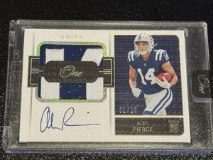 2022 Panini One Alec Pierce RC Dual Patch Auto 1/10 Colts FIRST ON PRINT Indy  - Picture 1 of 7