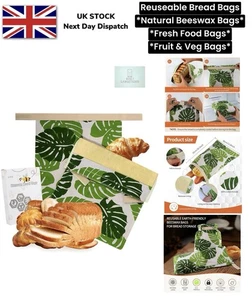 Bread Storage Bags for Homemade and Sourdough Loaves Food Safe Reusable Packagin - Picture 1 of 17