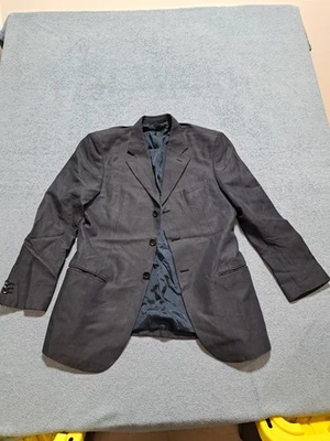 Chaqueta Blazer Armani Collezioni Para Hombre Gris Un Pecho Manga Larga Forrada 50 R Foto 1 de 4