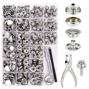 314PCS Canvas Snap Kit, Marine Grade Edelstahl Schraubknöpfe, Boot Abdeckung... - Bild 1 von 7