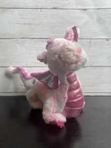 Ganz Webkinz Whimsy Dragon Plush Sparkle Pink Stuffed Animal Toy No Code - Picture 1 of 9