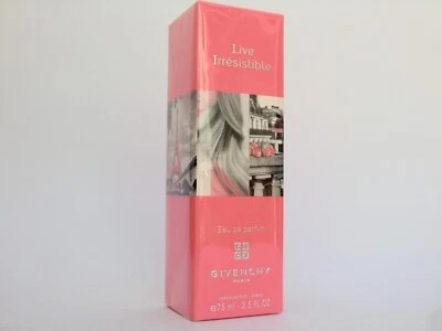 Givenchy Live Irresistible EDP Nat Spray 75ml -2.5 Oz BNIB Sealed OVP - Bild 1 von 4