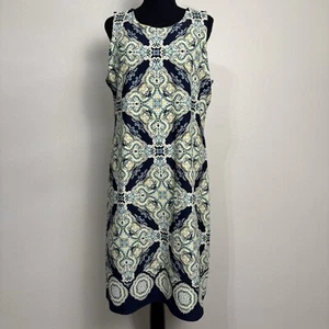 CHARTER CLUB Women’s Summer Escape Paisley Crewneck Sleeveless Dress Size XL NEW - Picture 1 of 5