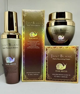 JANT BLANC Anti Aging Snail Repairing Gel & Essence Moisturising Made in Korea - Picture 1 of 5