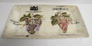 222 Fifth Large Serving Platter - "Vintners Journal" by Lauren Hamilton - EUC - Picture 1 of 14