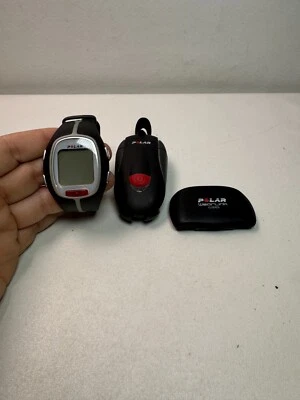 Unisex POLAR RS200 Negro/Gris Digital LCD Fitness Foto 1 de 4