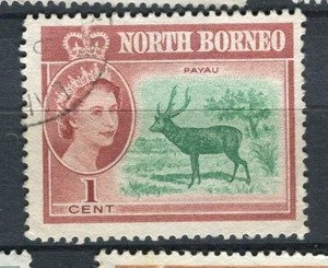 NORTH BORNEO; 1961 early QEII Pictorial issue fine used 1c. value - Picture 1 of 1