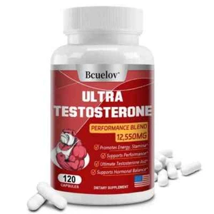 Powerful Testosterone Support | Natural Strength & Stamina Boost | Vegan ⭐⭐⭐⭐⭐ - Picture 1 of 4
