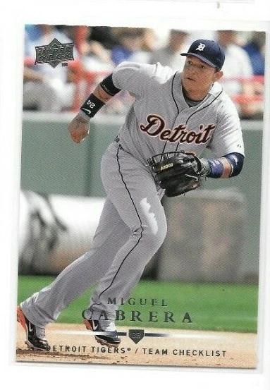2008 Upper Deck Checklist Miguel Cabrera #777 Tigers - Image 1 of 1
