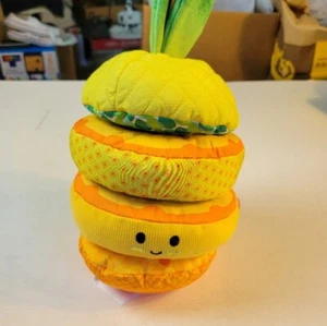 Melissa & Doug Multi-Sensory Pineapple Soft Infant Stacking Toy - Picture 1 of 6