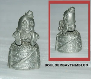 TCC PEWTER THIMBLE - HUMPTY DUMPTY - CURIOSITY SET 1992 - Picture 1 of 6