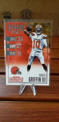 2016 Panini Contenders Robert Griffin III - Season Ticket - Cleveland Browns #83 - Image 1 of 2