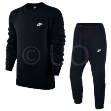 nike league fleece tracksuit grey