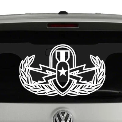 Military Joint Senior EOD Badge Explosive Ordnance Disposal Vinyl Decal Sticker - Image 1 of 2