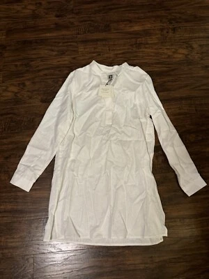 Anne Klein White Linen Shirt Long Sleeve Sz:small - Image 1 of 4