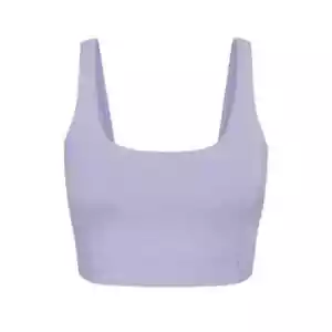 allbirds Women's Natural Flow Crop Tank Purple Hush Size Medium - Picture 1 of 5