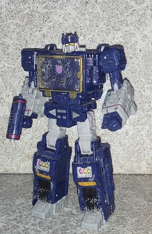 Transformers Siege War For Cybertron SOUNDWAVE Incomplete Voyager Parts Figure Cover