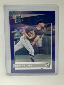 Brock Burke 2020 Donruss Rated Rookie - #40 BLUE - Texas Rangers - Picture 1 of 2