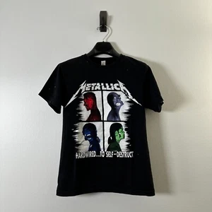Metallica Concert Shirt Mens S Black Hardwired To Self Destruct 2017 Mexico Y2K - Picture 1 of 12