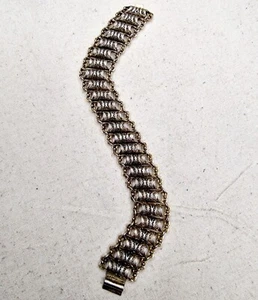 Brevettato silver 800 vintage filigree bracelet Italy - Picture 1 of 7