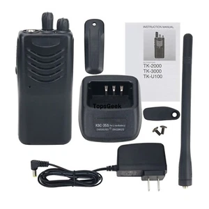 TK-2000 5W 3-5KM VHF Radio Walkie Talkie 136-174MHz 16CH Handheld Transceiver US - Picture 1 of 9