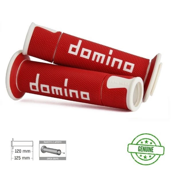 Domino Grips Red & White for Honda CB1000R CB1000RA CB1100A - Imagem 1 de 1
