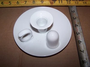 Vintage Steinzeug Kerzenhalter/Schnupftabler - Made in Japan - Schnäppchen BIN!  - Bild 1 von 3