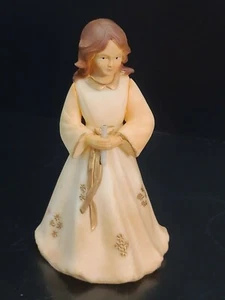 Kong Plastic Christmas Angel Girl Figurine 6-1/2" Tall - Picture 1 of 6