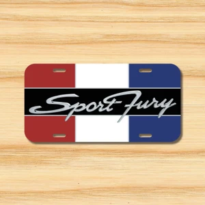 Sports Fury License Plate Vehicle Auto Tag Plymouth 1964 Hot Rod FREE SHIPPING - Picture 1 of 3