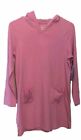 Youth Coolibar Sz L Pink Catalina Beach Cover Up Sun Protection Hood Pockets