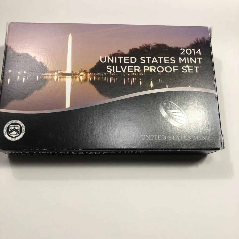 2014-S  U.S. Mint Silver Proof Coin Set in Original Packaging - 14 Coins - Image 1 of 1