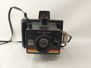 Polaroid Instant 20 Untested Spares Repairs Vintage Camera Black S3447 - Picture 1 of 11