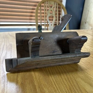 Antique Filister Wood Plane Early to Mid 1800's Carpentry Shipwright Screw Type - Picture 1 of 22