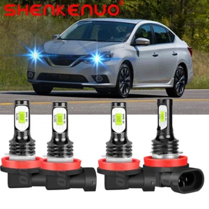 For Nissan Sentra 2013-2018 2019 Combo 8000K LED Headlight Bulbs High Low Beam - Picture 1 of 12