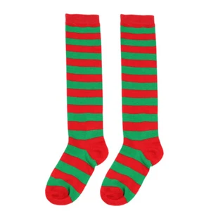 New Girls Boy Kid Children Colorful Striped Rainbow Warm Leg Long Socks 7-12Y - Picture 1 of 48