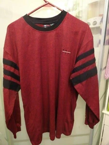 NWOT Mens Heathered Red & Black Bugle Boy Shirt - SZ L - Picture 1 of 3