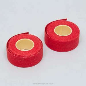 Velox Tressostar Competition (Ref. 90) NOS/NIB Handlebar Tape - Red Cloth VTG - Picture 1 of 4